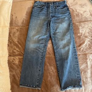 Women's Straight Leg Blue Jeans